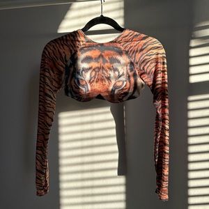 We are HAH Half Time Swim Top - Eye of the Tiger XS